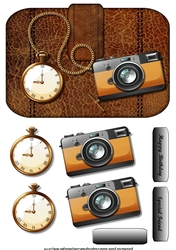 Male  Card Wallet Retro Goods