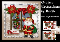 Christmas Window & Santa Mini Kit