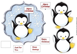 Scallop Topper Cute penquin