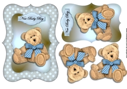 Scallop Topper new babyBoy Teddie