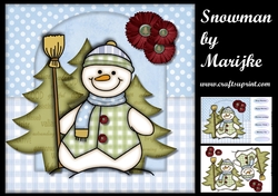 Christmas Snowman Mini Kit