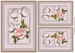 Roses & Butterflies Toppers