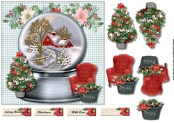 Christmas Topper Snowglobe