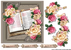 Beautiful Bible & Vintage Roses