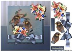 Precious Bird Card Topper 3