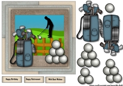 Male Card Golf