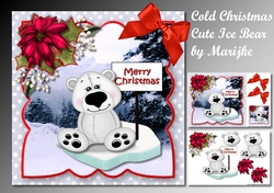 Cold Christmas Cute ice Bear Mini Kit