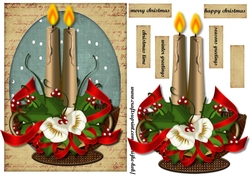 Country Christmas Candles