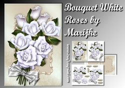 Beautiful Bouquet White Roses Mini Kit