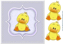 Cute Chicken Topper Have A Happy Day