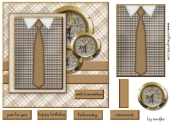 Male card Shirt & Tie