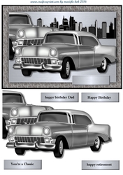 Male card Classic car