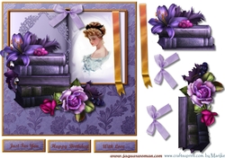 Classic Vintage Book beautiful lady