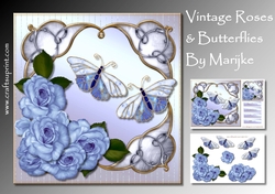 Vintage Roses & Butterflies Mini Kit