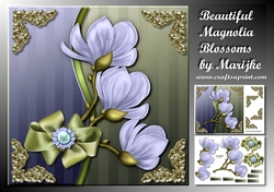 Beautiful magnolia Blossoms Mini Kit