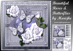 Beautiful Roses & Butterflies Mini Kit