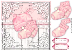 Sweet baby Girl Quick card