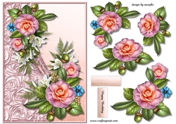 Beautiful Shaped Border & Camelias
