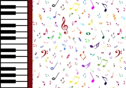 A4 Music background 4