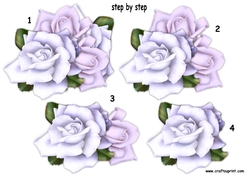 Pastel Roses Step by Step