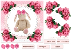 Cute Easter Bunny Baby