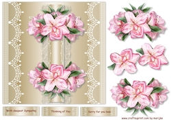  Cross & Pink Orchids
