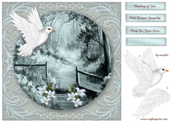 Sympathy card Topper