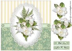 Oval lace Classic Roses