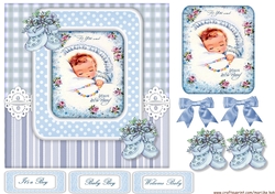 Its a Boy Cute card Topper