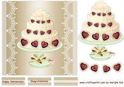 Happy Anniversary Cake
