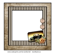 Male card Classic car INSERT