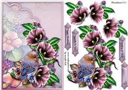 Precious Bird & Flowers
