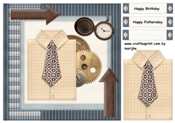 Male card Shirt & Tie 1