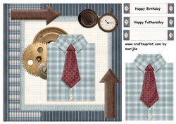 Male card Shirt & Tie 3