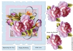 Scallop Topper Gorgeous English Roses