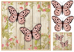 Vintage Butterflies Quick card 3
