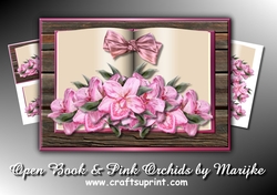 Open Book & Pink Orchids Mini Kit