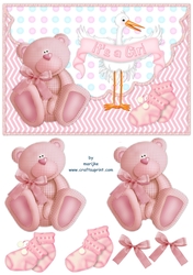 Envelop Card Its a Girl