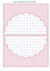 Envelop Card Its a Girl INSERT