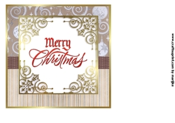 Merry Christmas Window INSERT