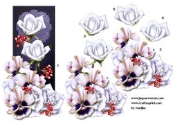 Roses & Violets Step By Step