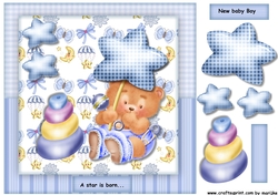 A star is born baby card