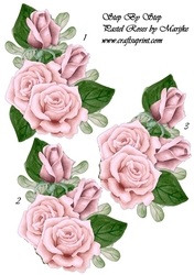 Step By Step Pastel Roses