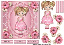 Flower Girl Birthday Girl