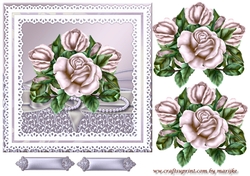 Chique Lavender Roses & Pearls