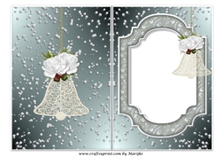 Classic Christmas Lace Bells & Roses INSERT