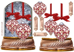 Christmas Globe Sparkling baubles