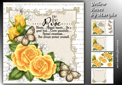 Yellow Roses & Verse Mini Kit