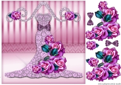 Ball Gown & Roses