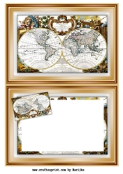 Male Card Vintage Car INSERT